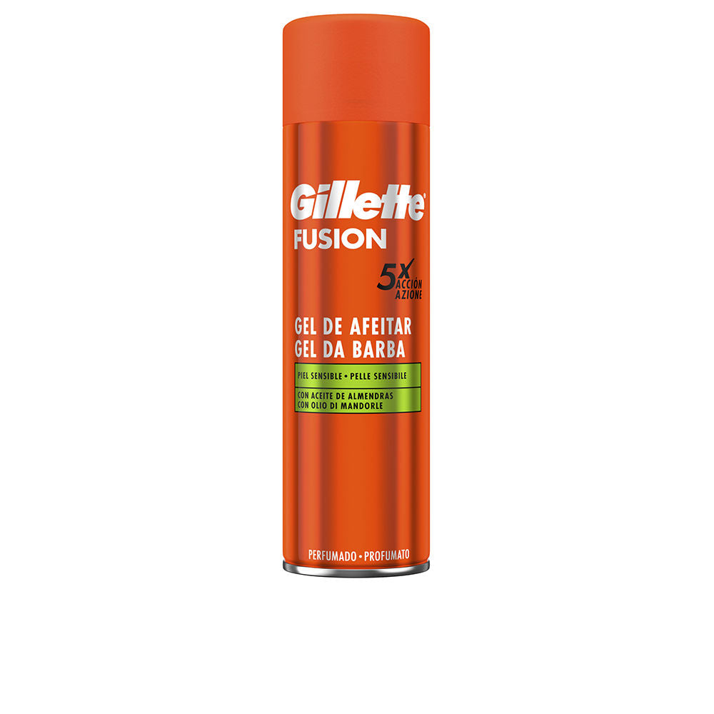 GILLETTE FUSION shaving gel for sensitive skin 200 ml