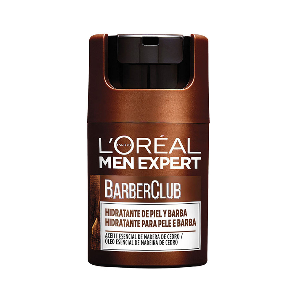 MEN EXPERT BARBER CLUB skin and beard moisturizer 50 ml - Plureals