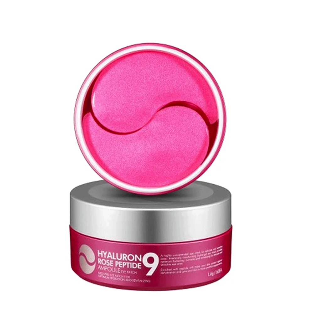 Medi-Peel, Hyaluron Rose Peptide 9, Ampoule Eye Patch, 60 Patches - Plureals