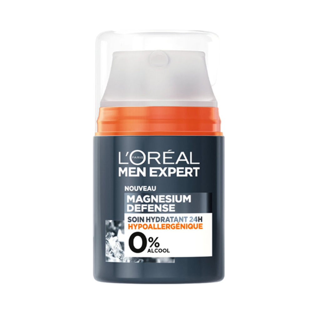 MEN EXPERT MAGNESIUM DEFENSE hidratante 24 h 50 ml - Plureals