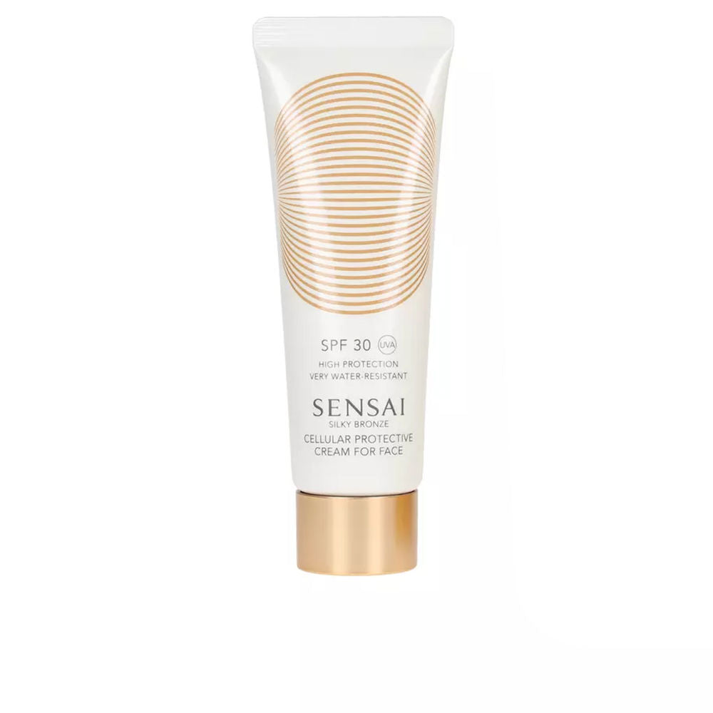 SILKY BRONZE cellular protective cream for face SPF50 50 ml - Plureals
