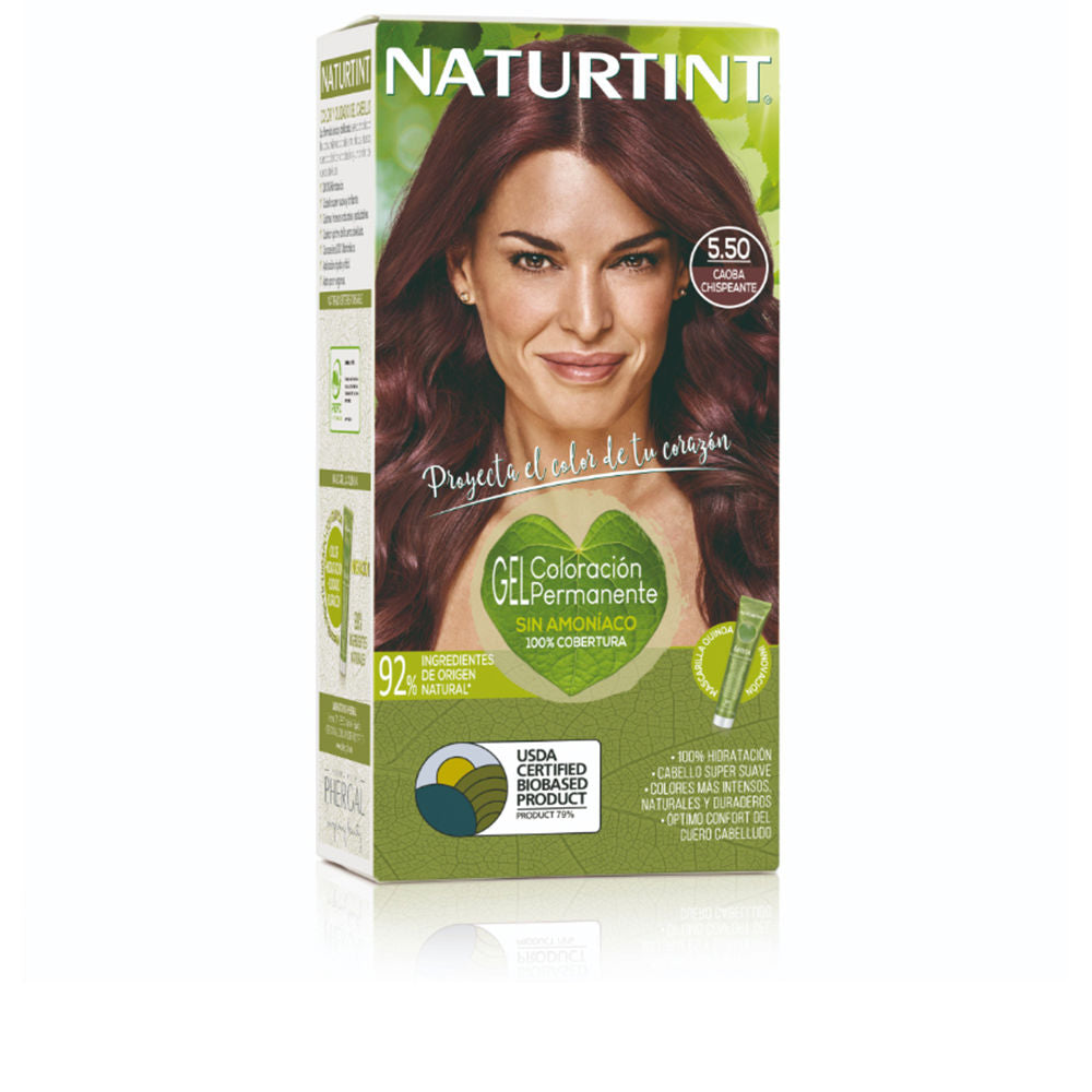 Coloration permanente sans ammoniaque — n°5.50 Châtain clair acajou naturel