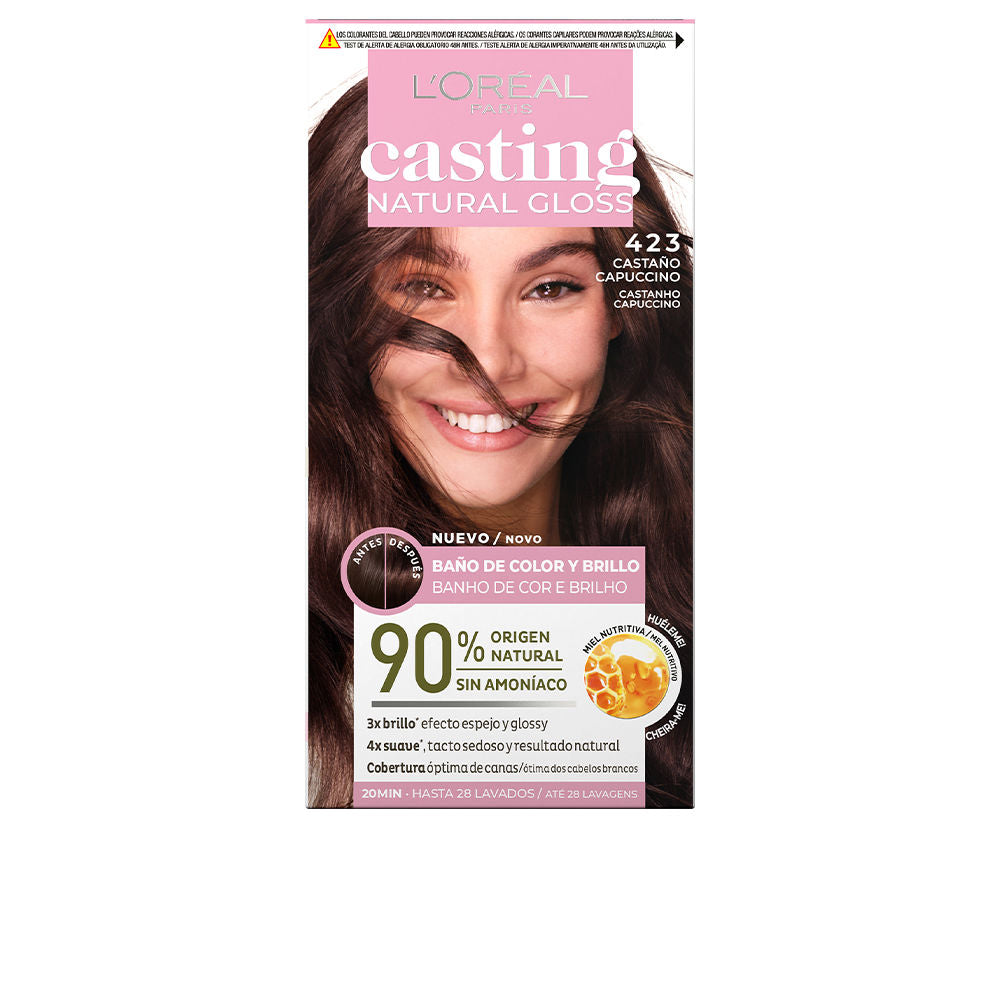 CASTING NATURAL GLOSS #423-cappuccino chestnut 180 ml - Plureals