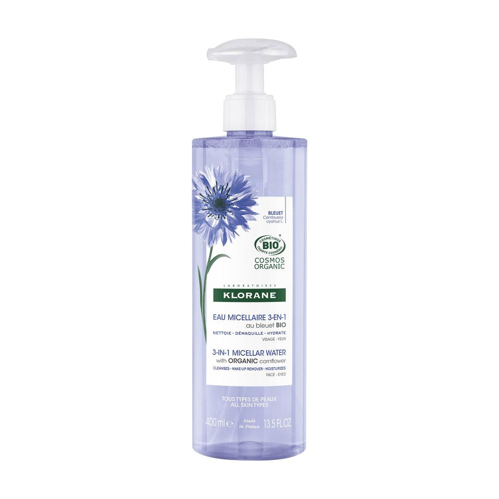 Eau Micellaire Démaquillante au Bleuet Bio Grand Format