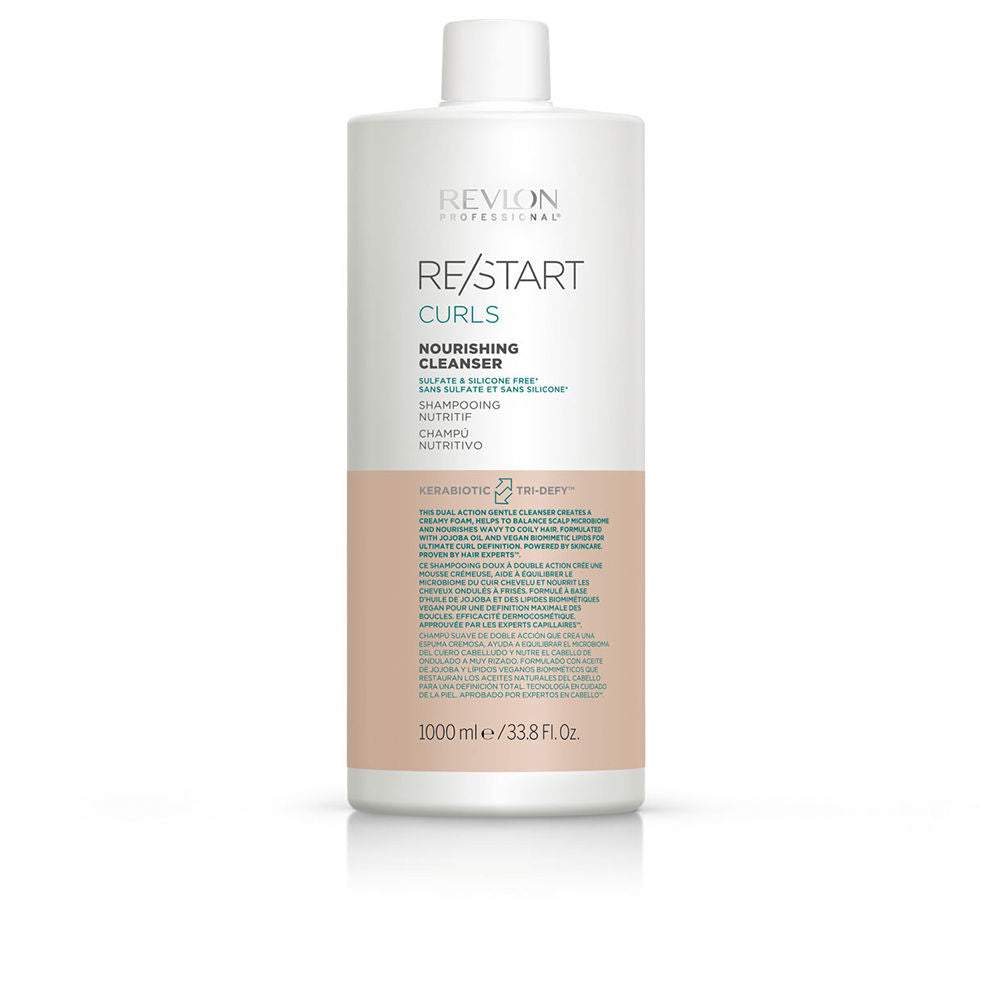 RE-START curls nourishing cleanser 1000 ml - Woman