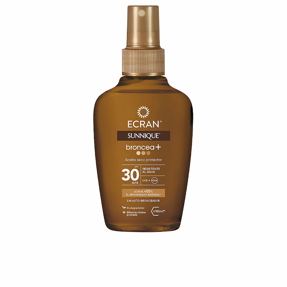 ECRAN SUNNIQUE BRONZE+  oil SPF30 100 ml