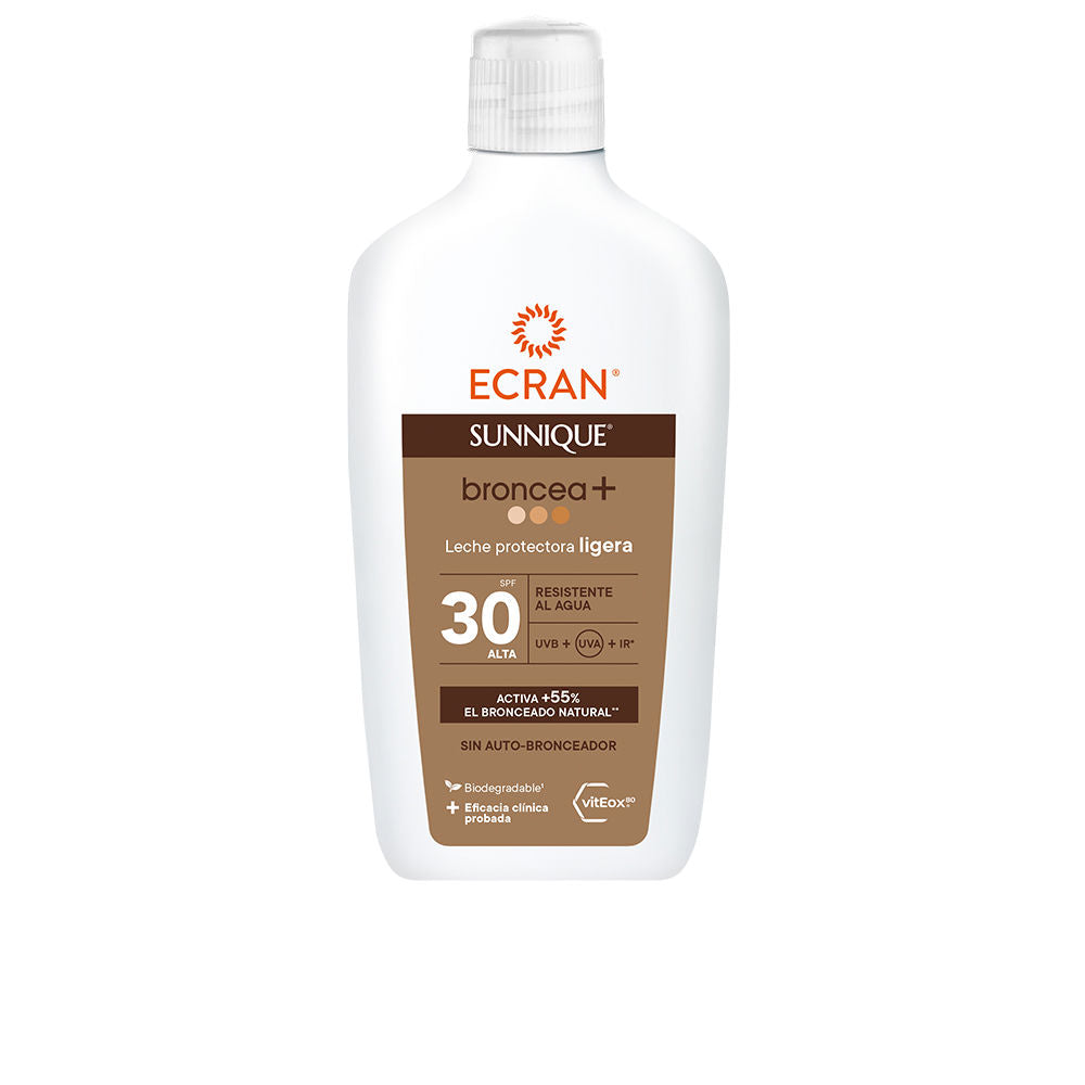 ECRAN SUNNIQUE BRONCEA+ protective milk SPF30 370 ml - Plureals