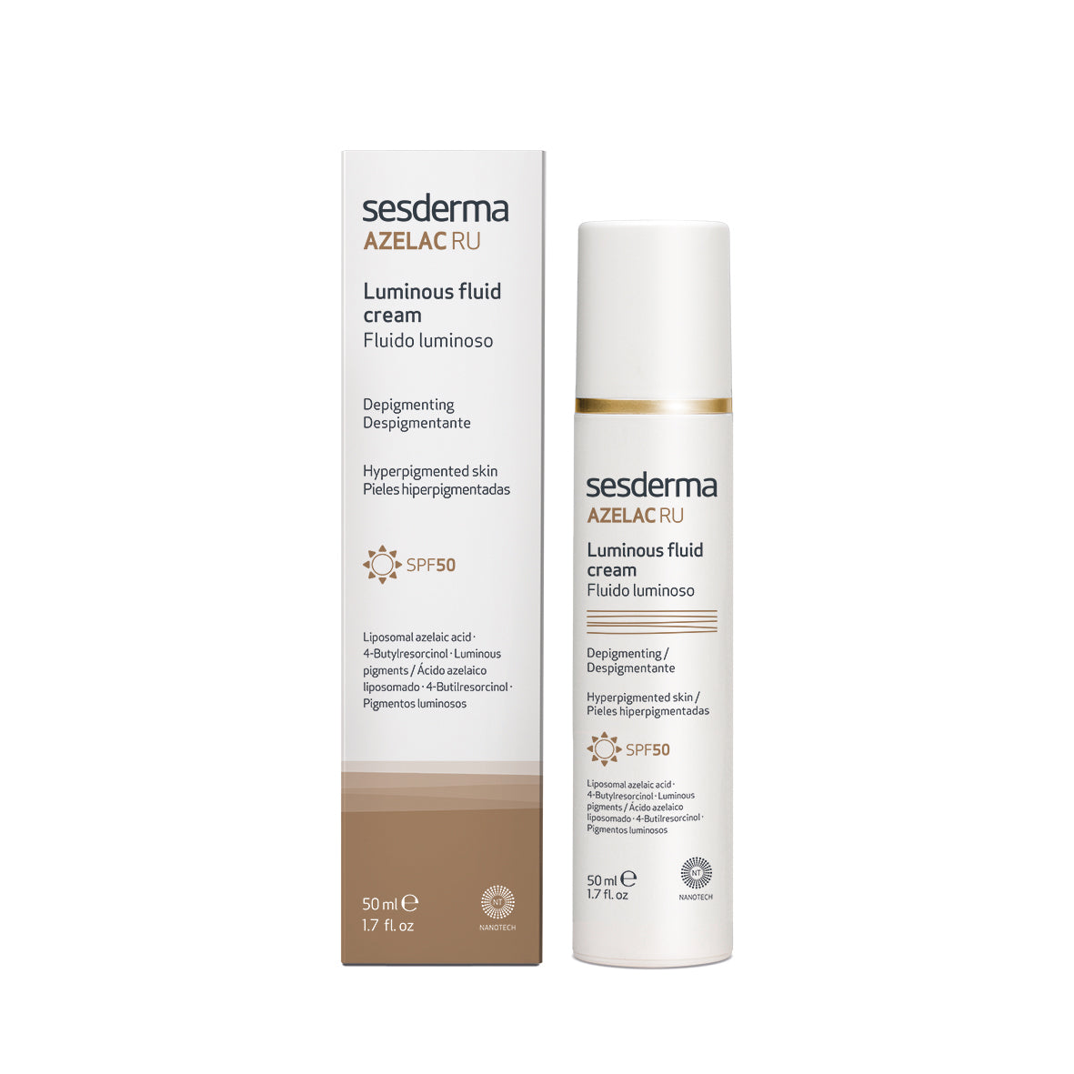 Fluide Lumineux Dépigmentant SPF50