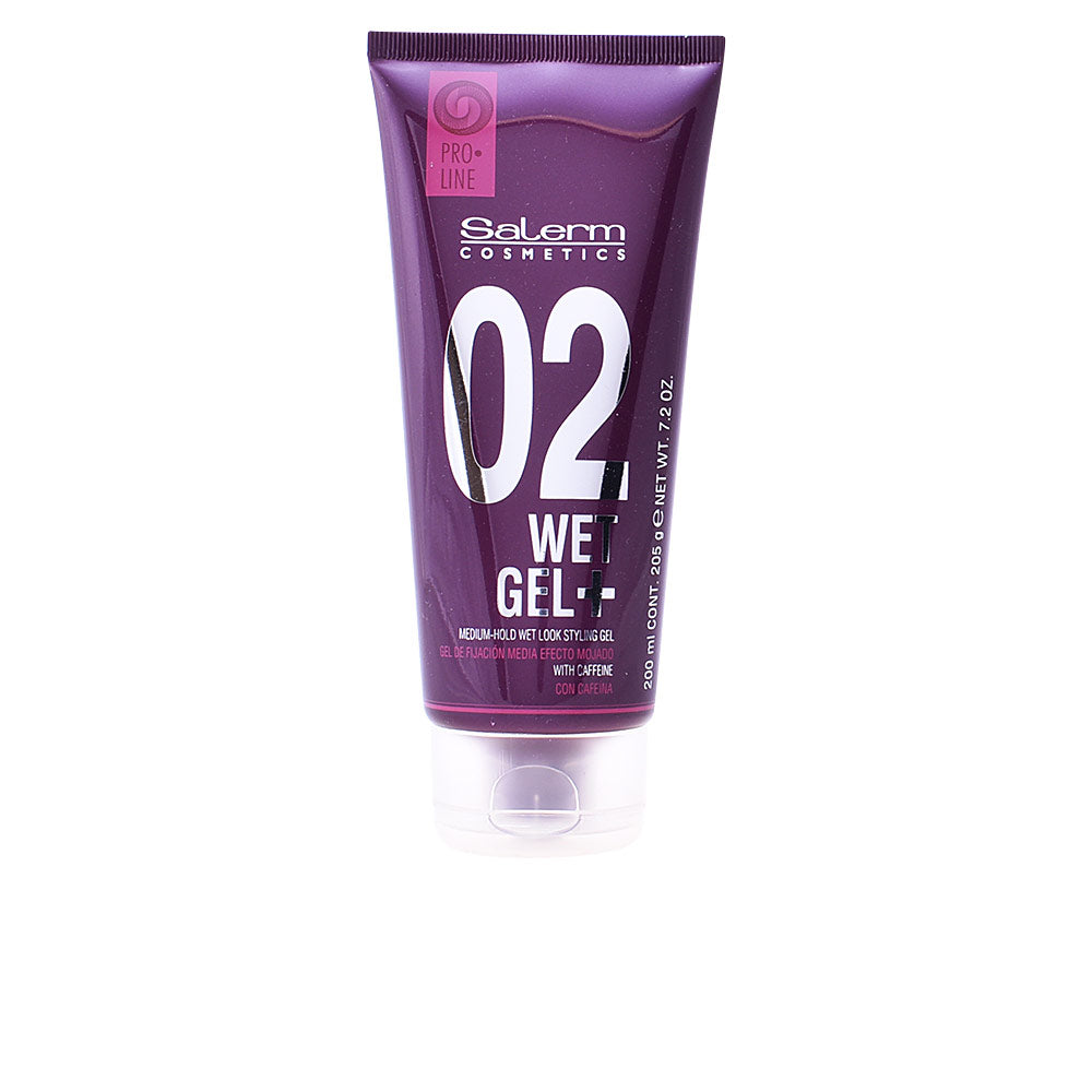 WET GEL+ medium hold wet look styling gel 200 ml - Unisex