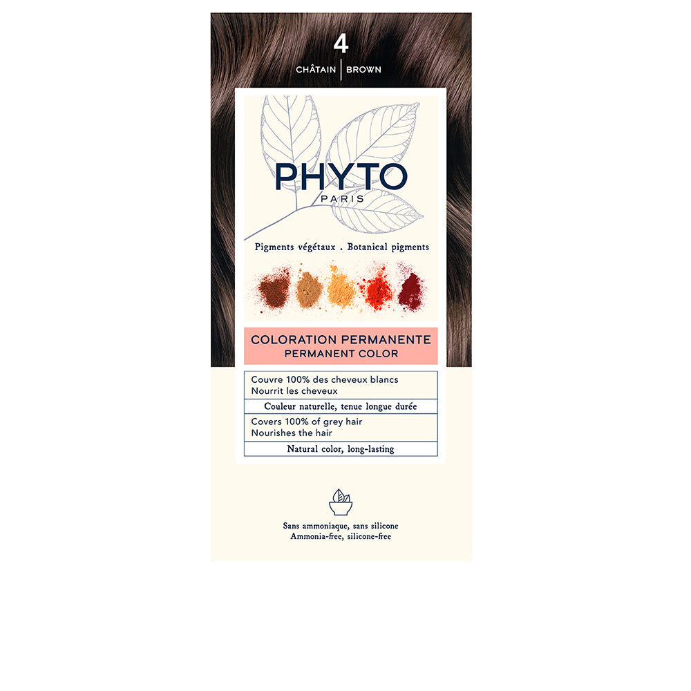 Coloration permanente aux pigments végétaux — n°4 Châtain