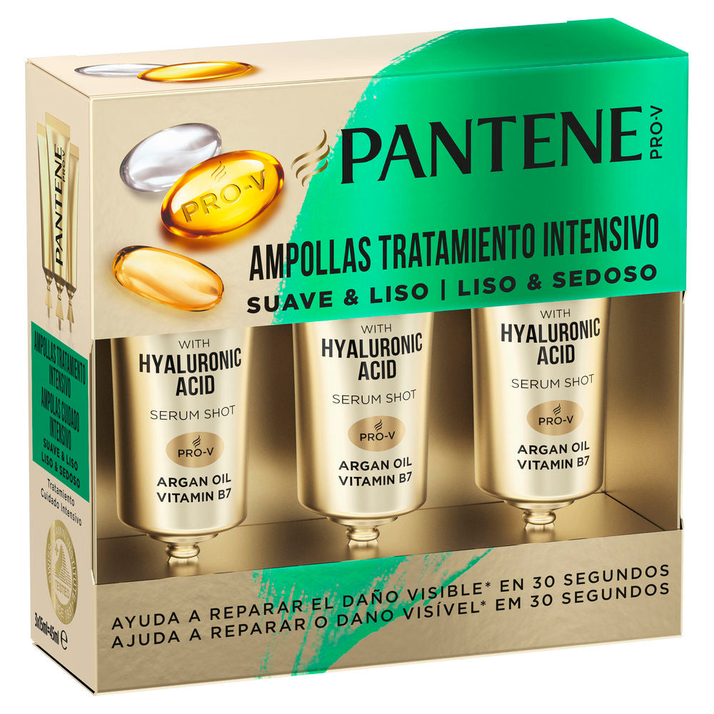 PANTENE SOFT &amp; SMOOTH ampoules 3 x 15 ml - Woman