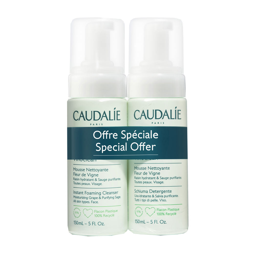 Pack Mousse Nettoyante Duo 2 x 150 ml Caudalie