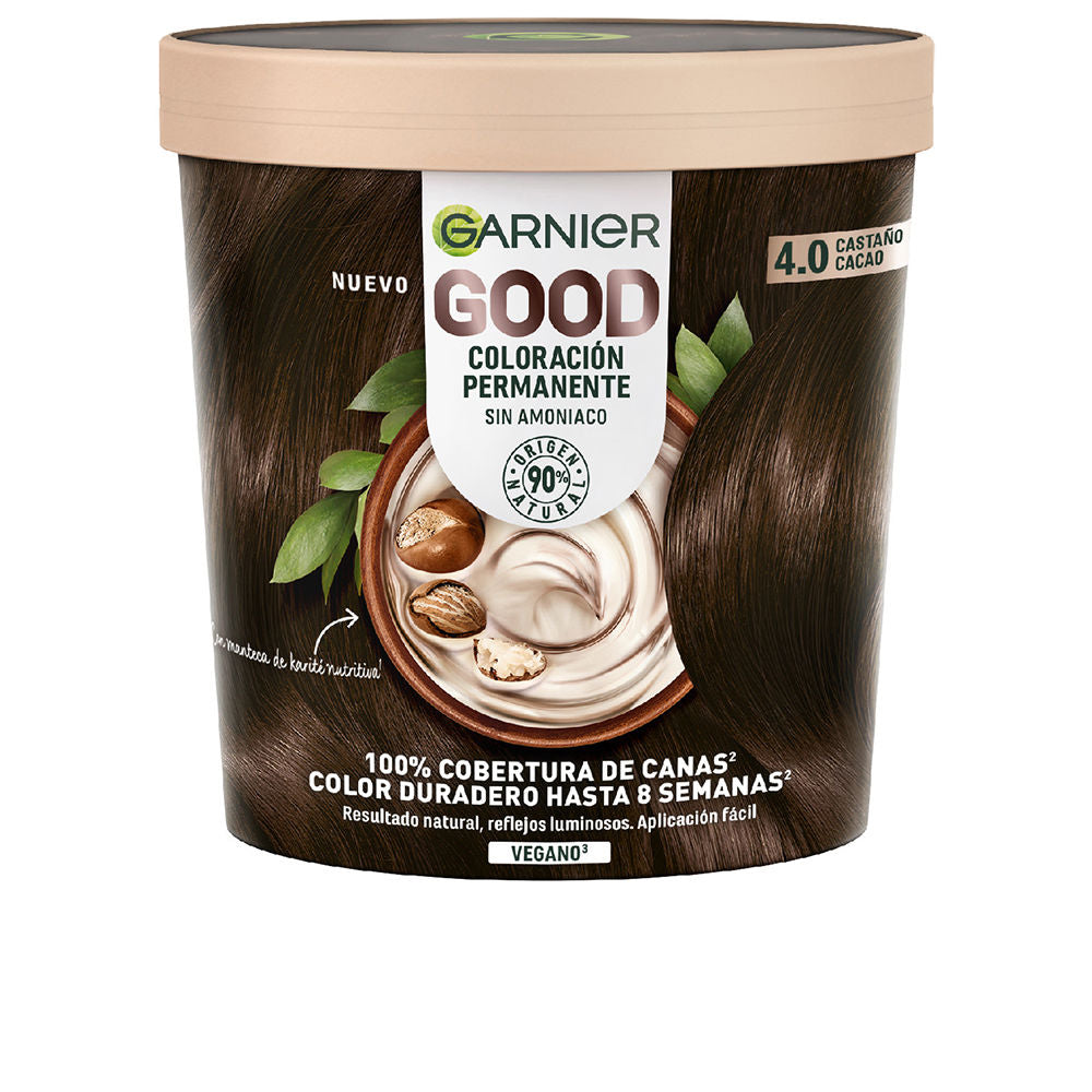 GOOD permanent color #4.0 cocoa brown 217 ml - Plureals