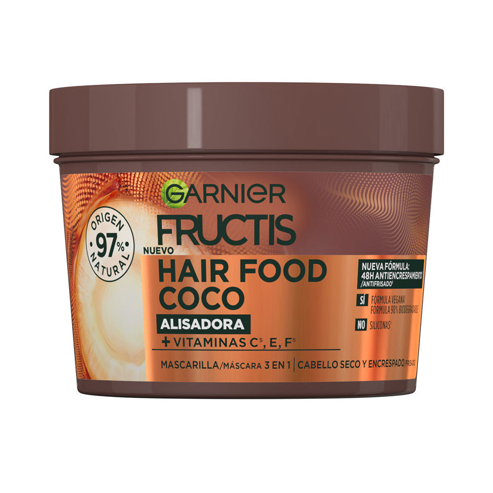 FRUCTIS HAIR FOOD COCO smoothing mask 390 ml - Plureals