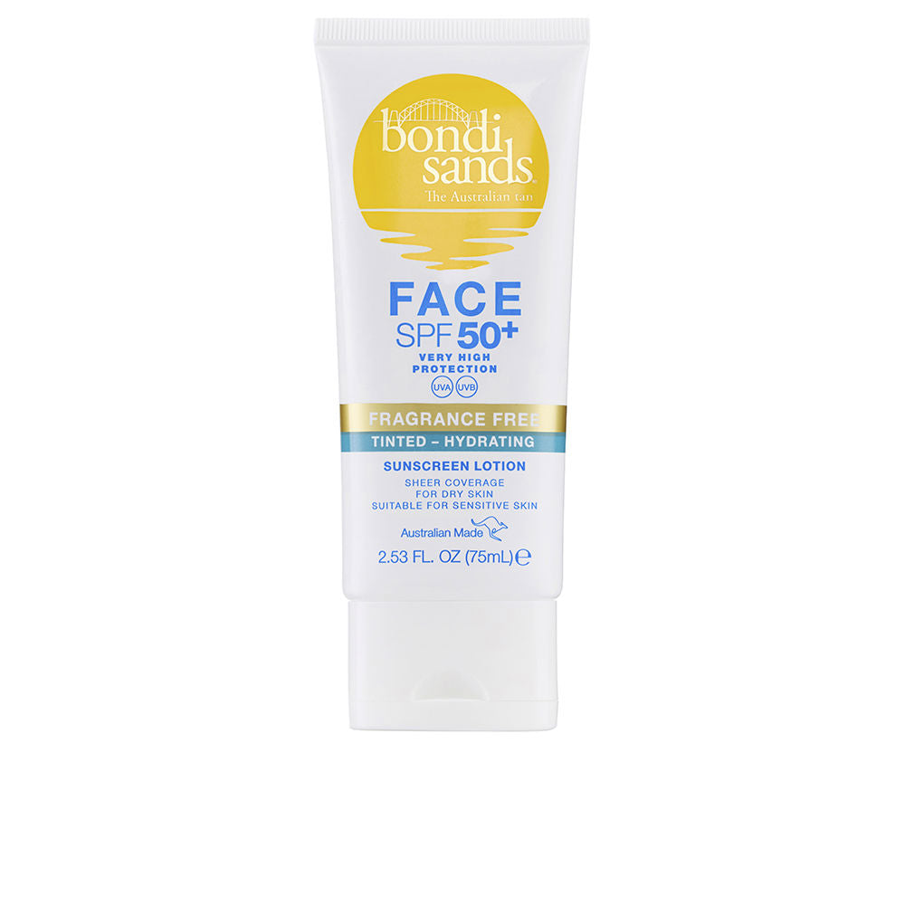 FACE SPF50+ loción facial hidratante con color 75 ml - Plureals