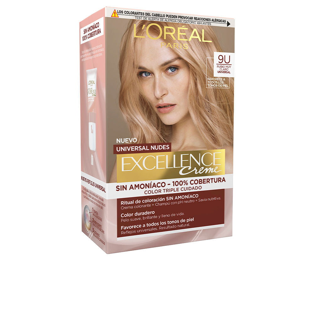 EXCELLENCE NUDES dye #9u-very light blonde 5 u - Plureals