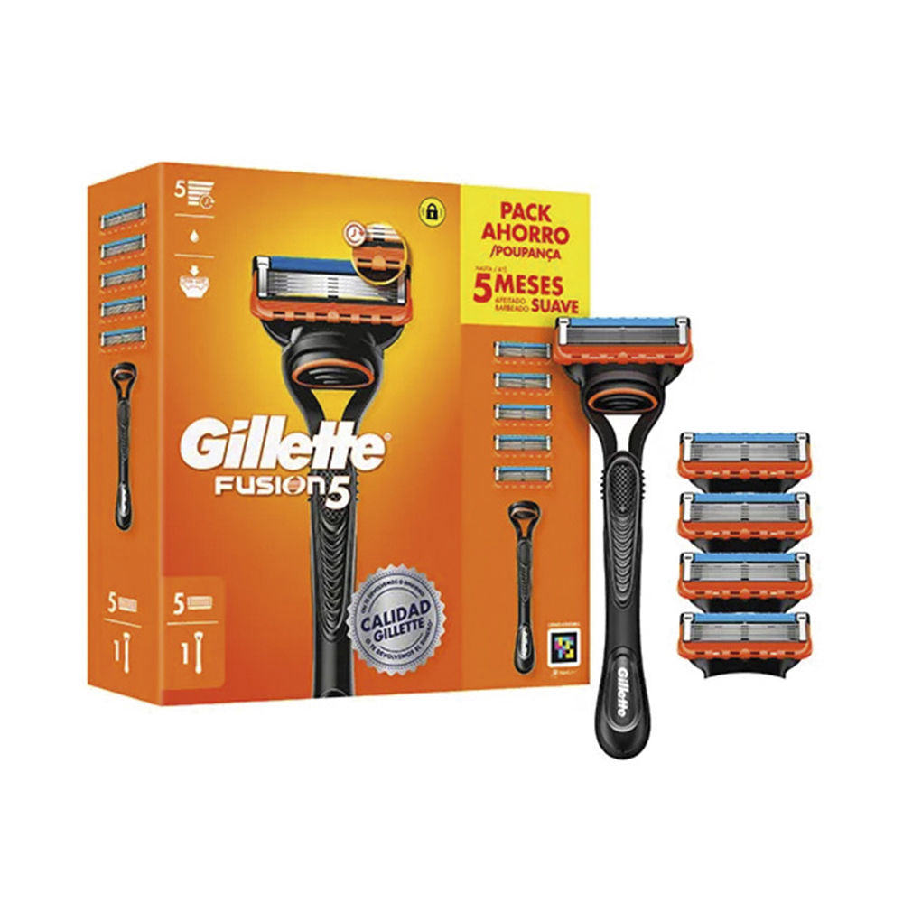 GILLETTE FUSION 5 rasoir + 5 recharges