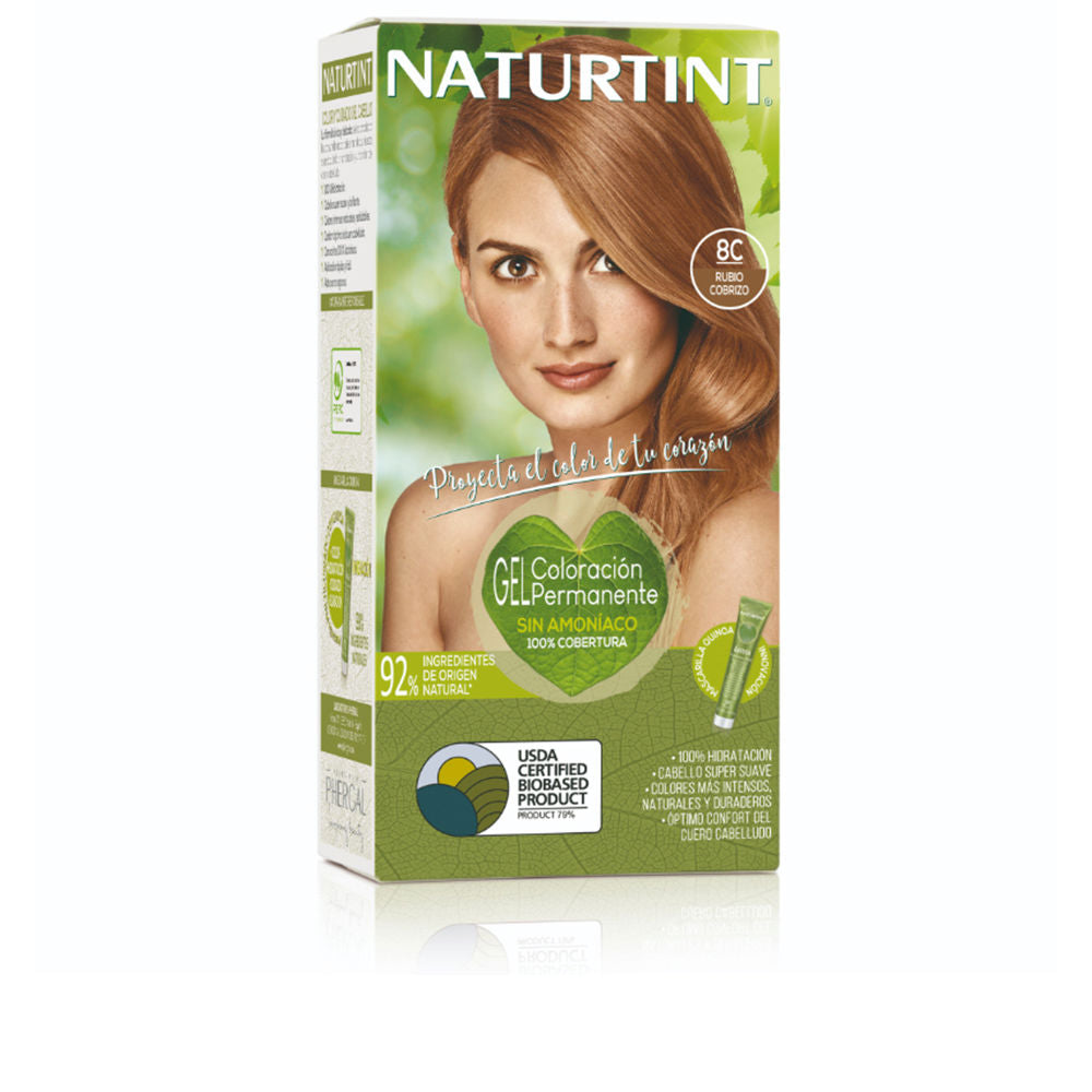 NATURTINT ammonia-free dye #8C-Copper Blonde 170 ml - Unisex