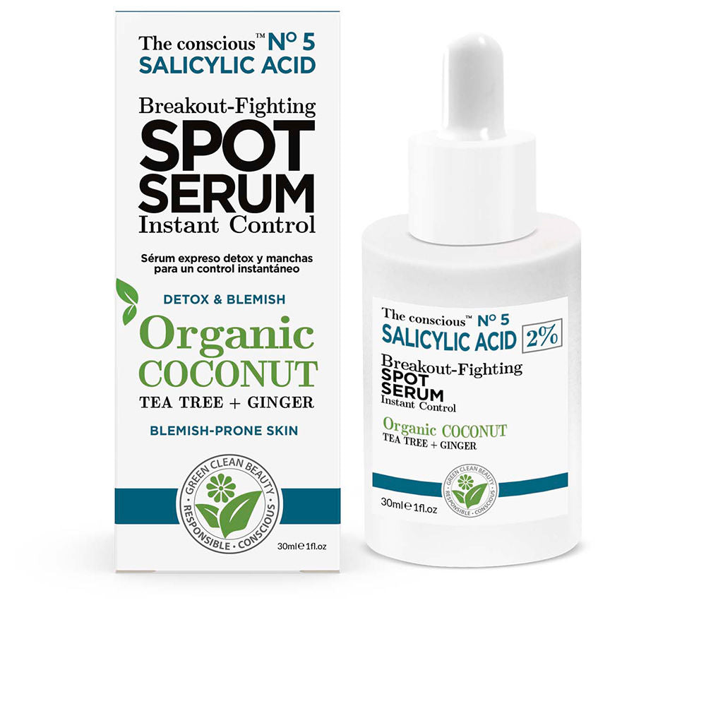 Sérum Anti-Imperfections Acide Salicylique Noix de Coco Bio The Conscious