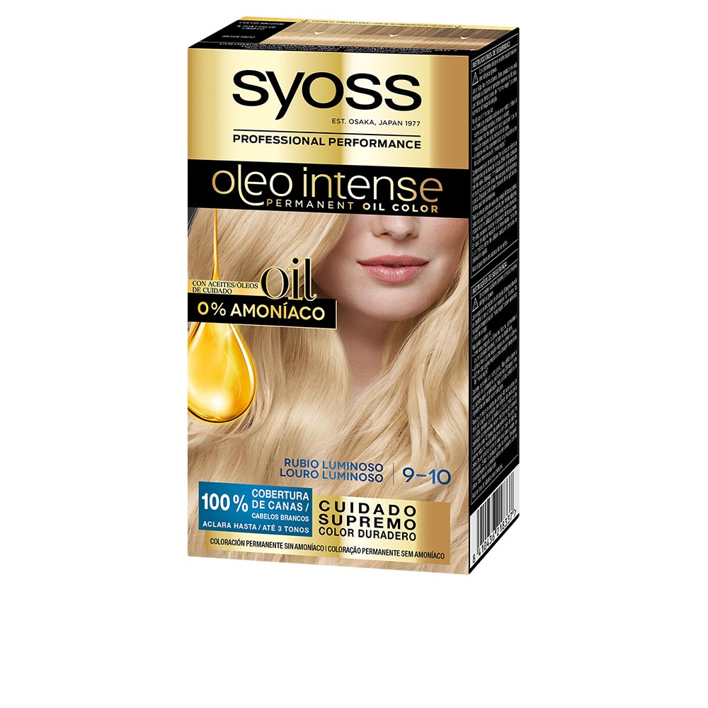 OLEO INTENSE ammonia-free hair color #9.10-luminous blonde 5 pcs - Woman