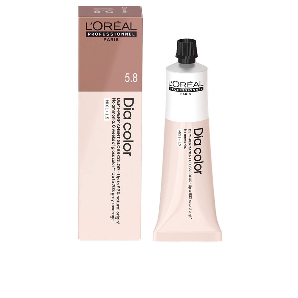 DIA COLOR demi-permanent coloration without ammonia #5.18 60 ml - Unisex