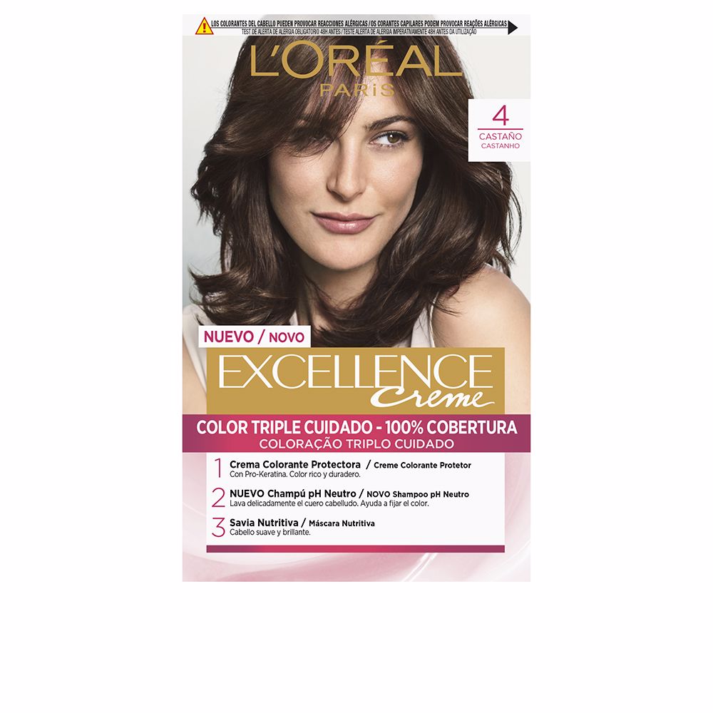 EXCELLENCE Creme dye #4-brown 192 ml - Plureals