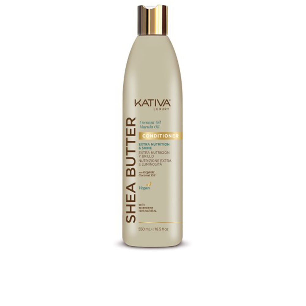 SHEA BUTTER coconut &amp; marula oil conditioner 550 ml - Plureals