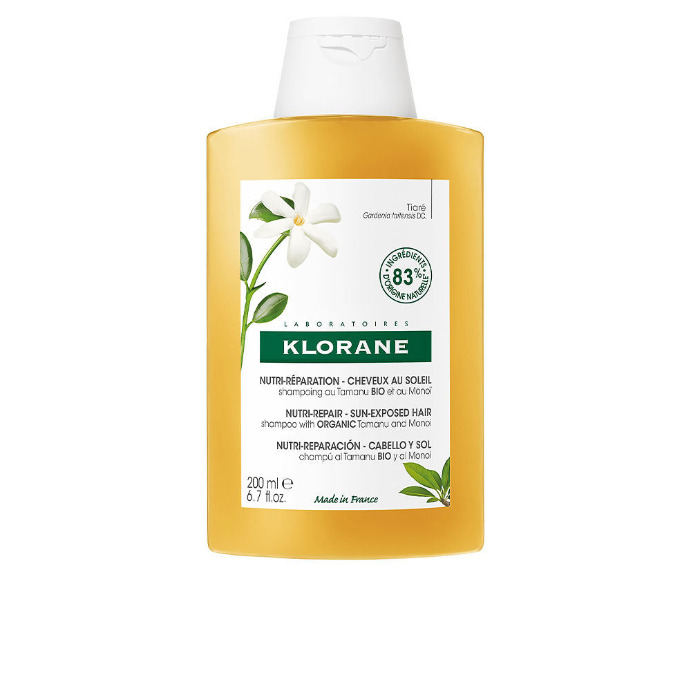 POLYSIANES MONOÏ Y TAMANU BIO nourishing shampoo 200 ml - Plureals