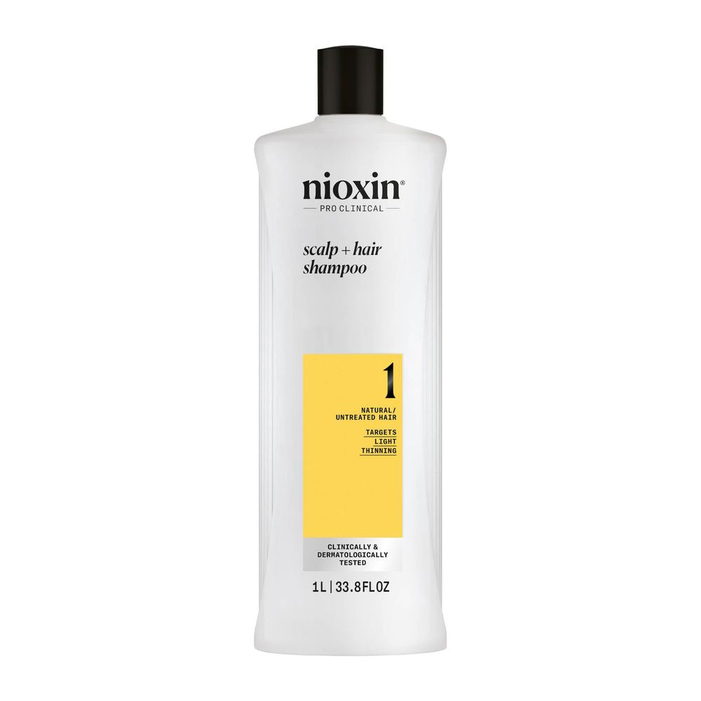 Shampooing densifiant — System 1 (cheveux naturels, finesse légère)