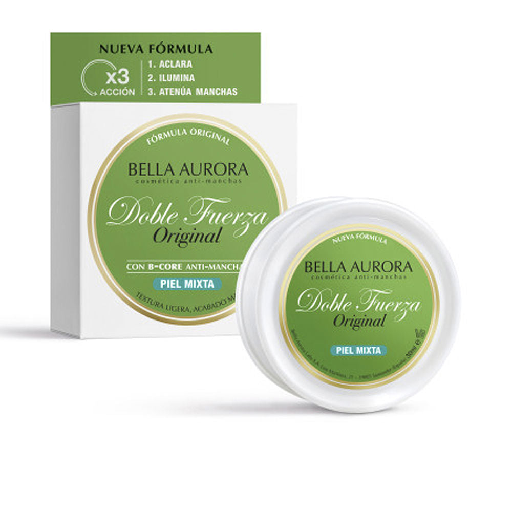 Crème Anti-Taches Double Force Matifiante Peaux Mixtes Bella Aurora