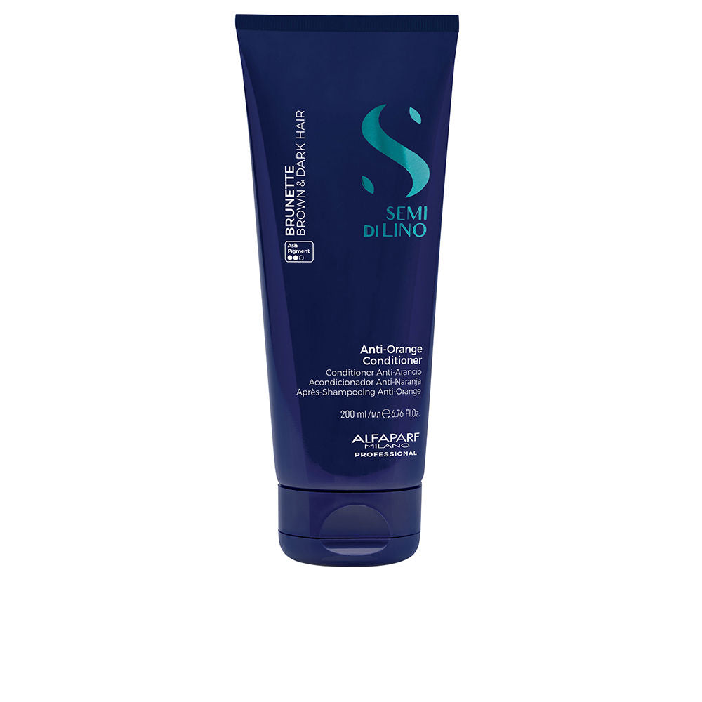 SEMI DI LINO brunette brown & dark conditioner 200 ml - Unisex