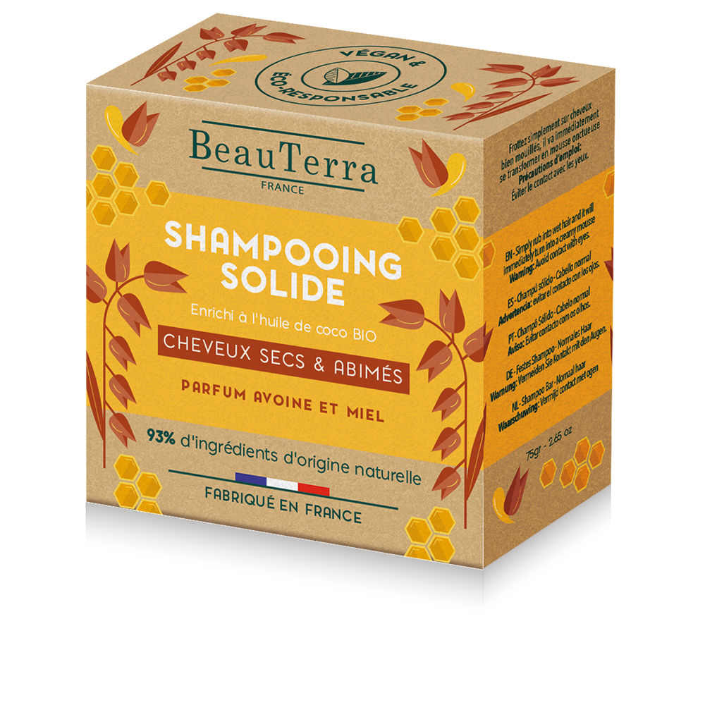 Shampooing solide avoine et miel