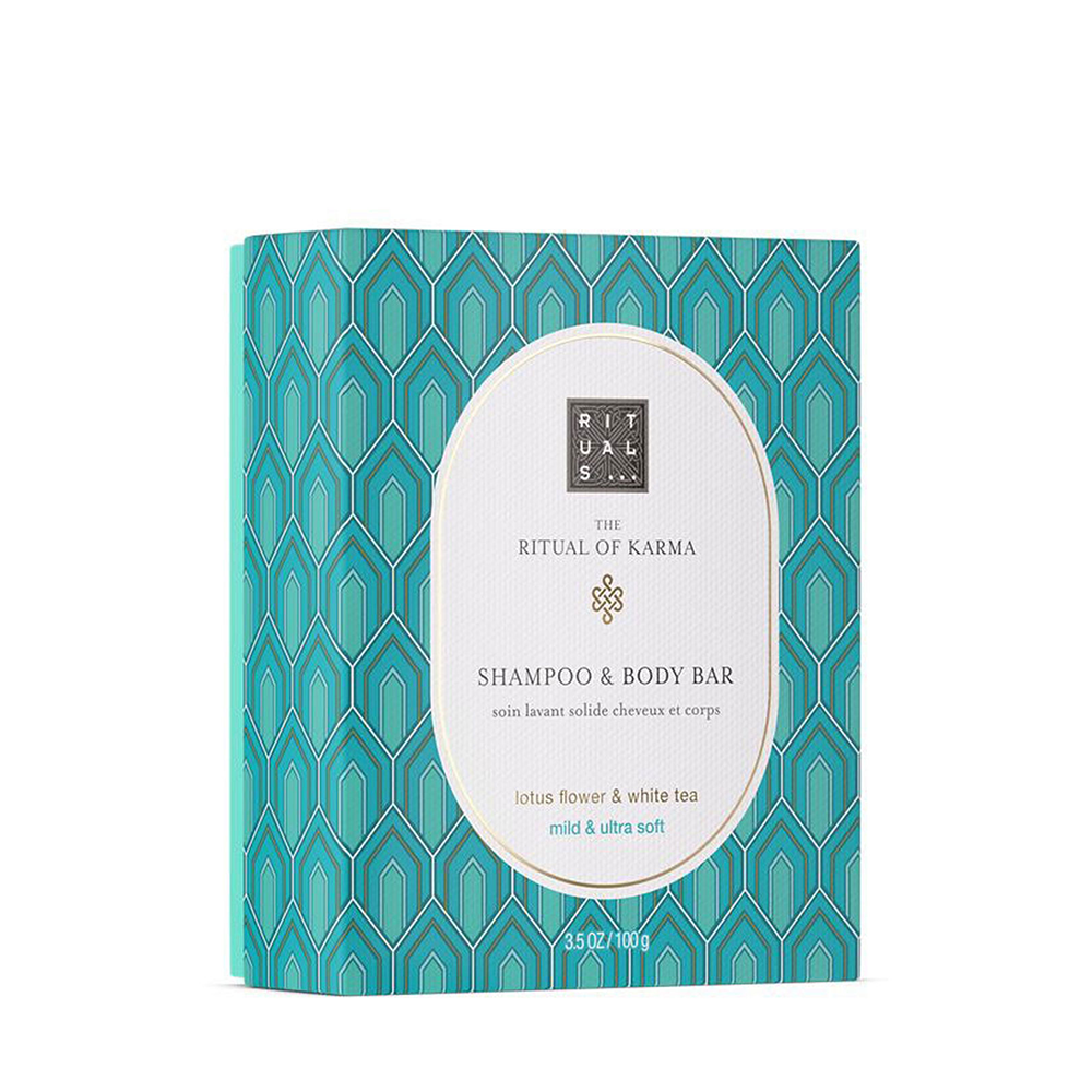 THE RITUAL OF KARMA shampoo &amp; body bar 100 gr - Plureals