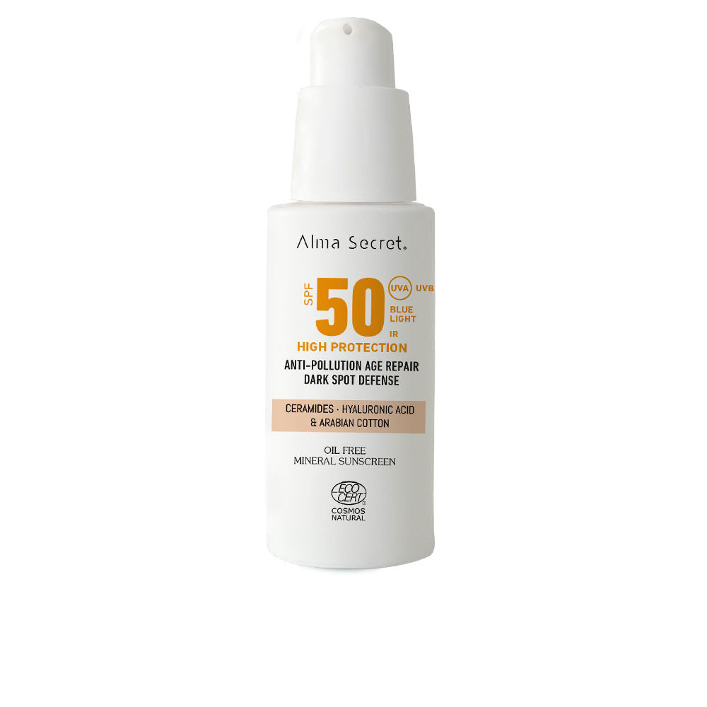 SOLAR tinted facial cream SPF50 #Sand 50 ml - Plureals