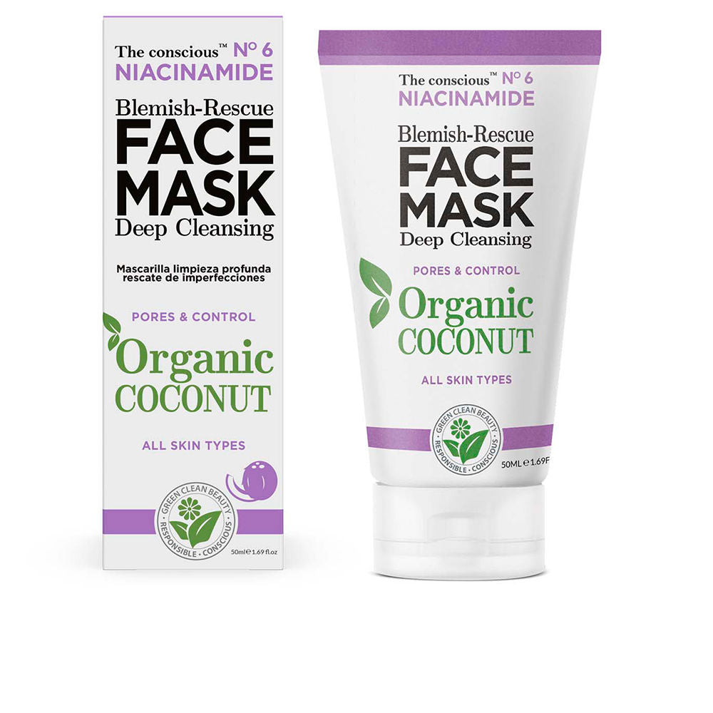 Masque Anti-Imperfections Niacinamide Noix de Coco Bio The Conscious