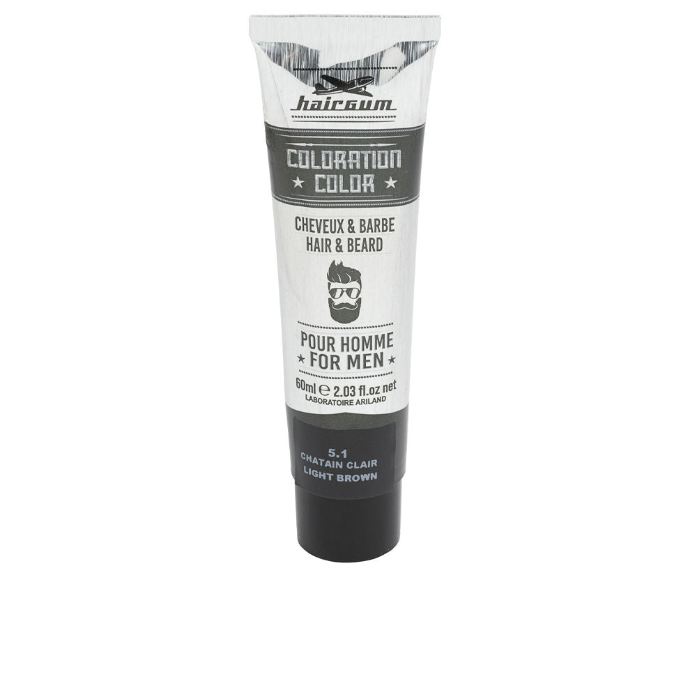 Coloration cheveux et barbe — n°5.1 Châtain clair cendré