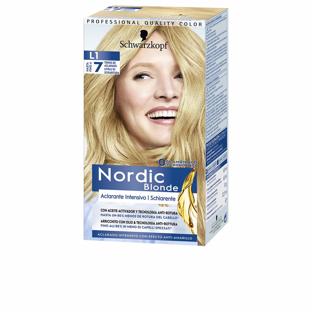NORDIC BLONDE L1 intensive lightening 0% ammonia 5 units - Woman