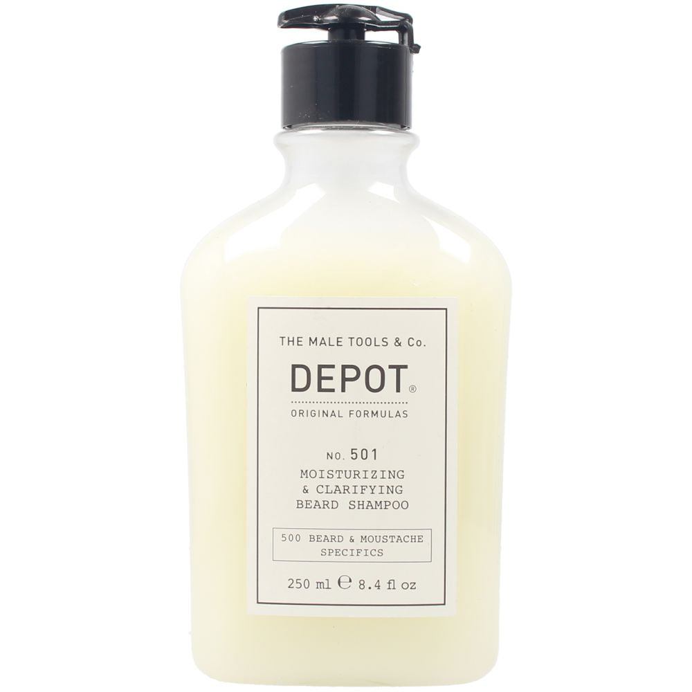 DEPOT barbe & MUSTACHE N°501 hydratant & clarifying shampoing à barbe