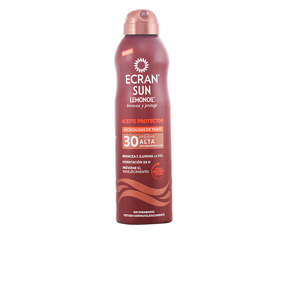 ECRAN SUNNIQUE BRONZE+ oil mist SPF30 250 ml - Plureals