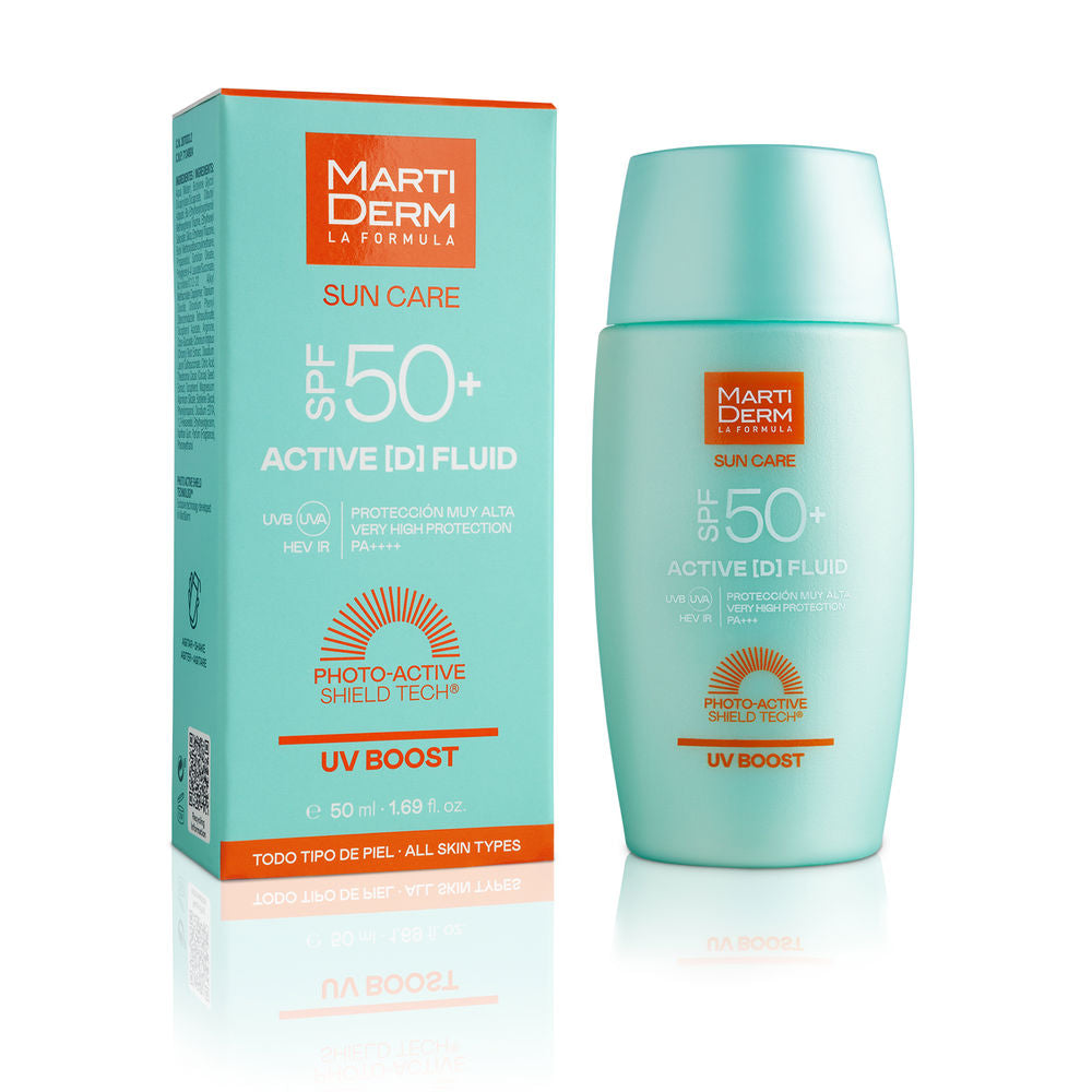 SUN CARE ACTIVE [D] fluid sunscreen SPF50+ 50 ml - Plureals