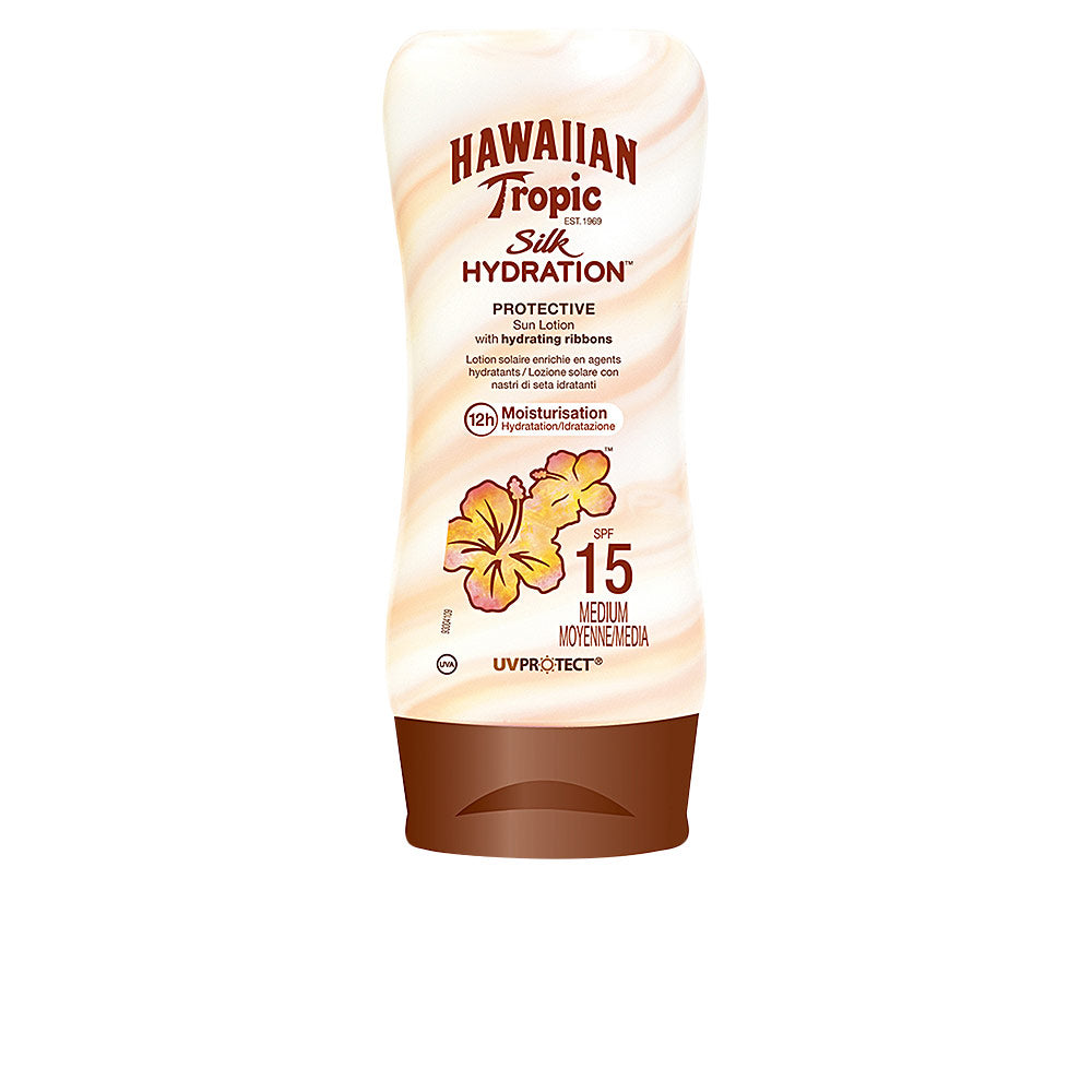 SILK HYDRATION sun protection lotion SPF15 180 ml - Plureals