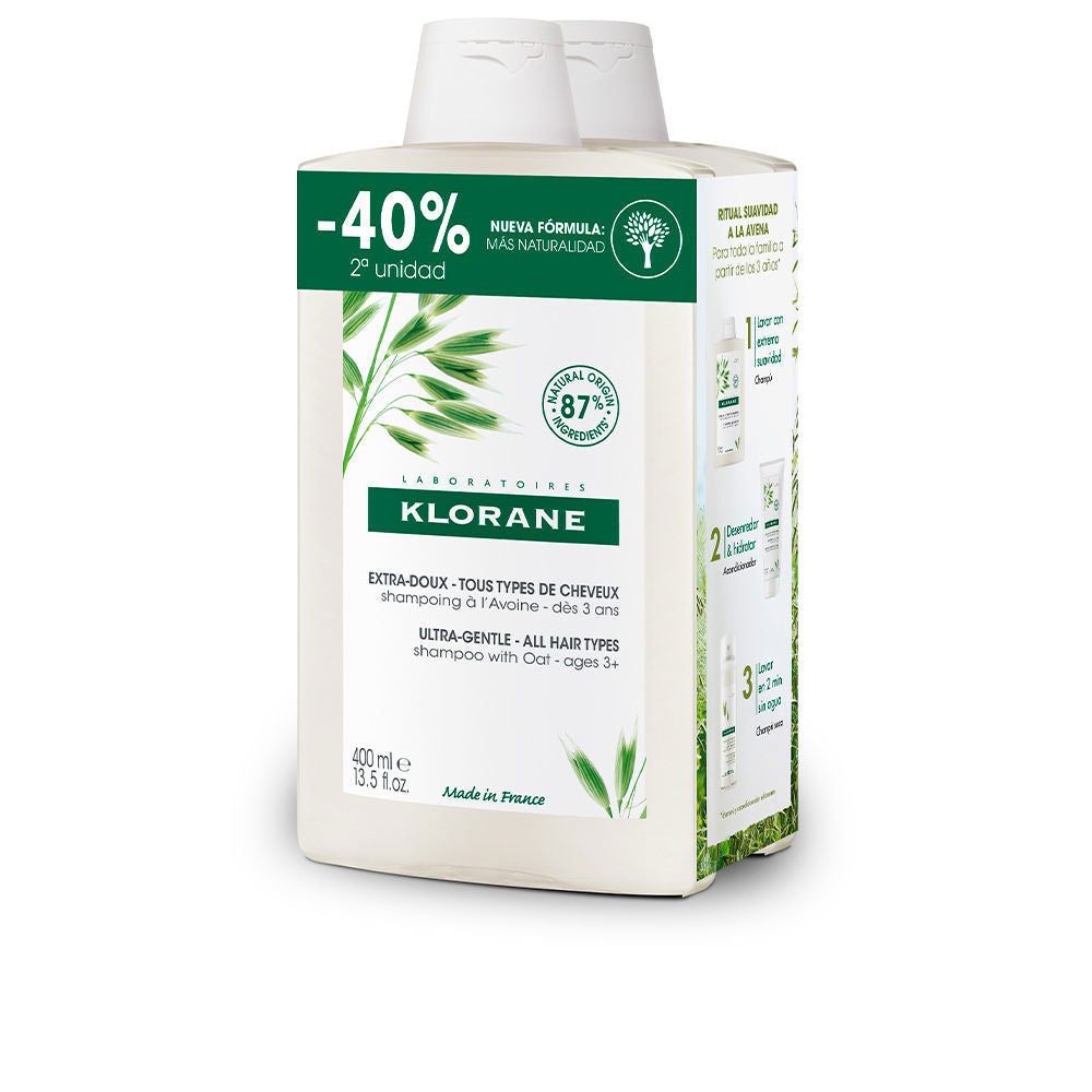 Shampooing ultra-doux au lait d'avoine