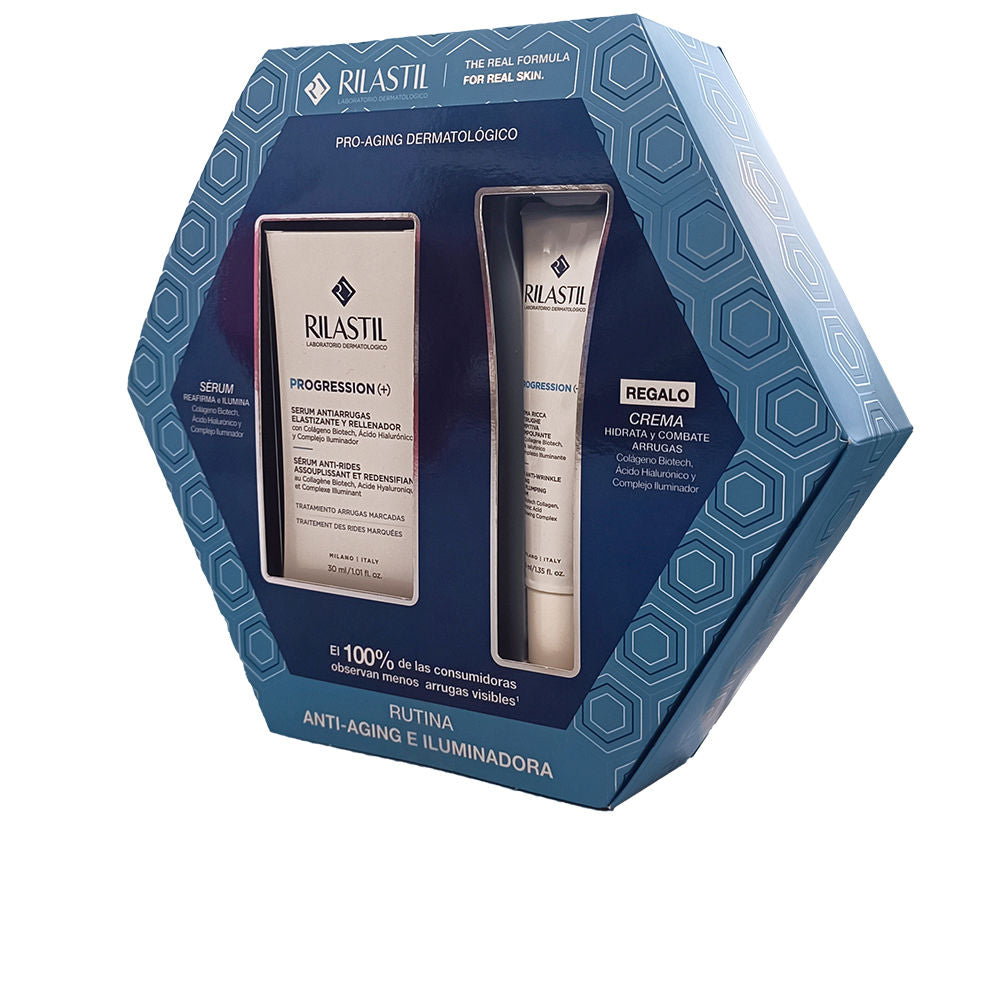 Coffret Routine Anti-Rides & Éclat Progression(+) Duo Rilastil