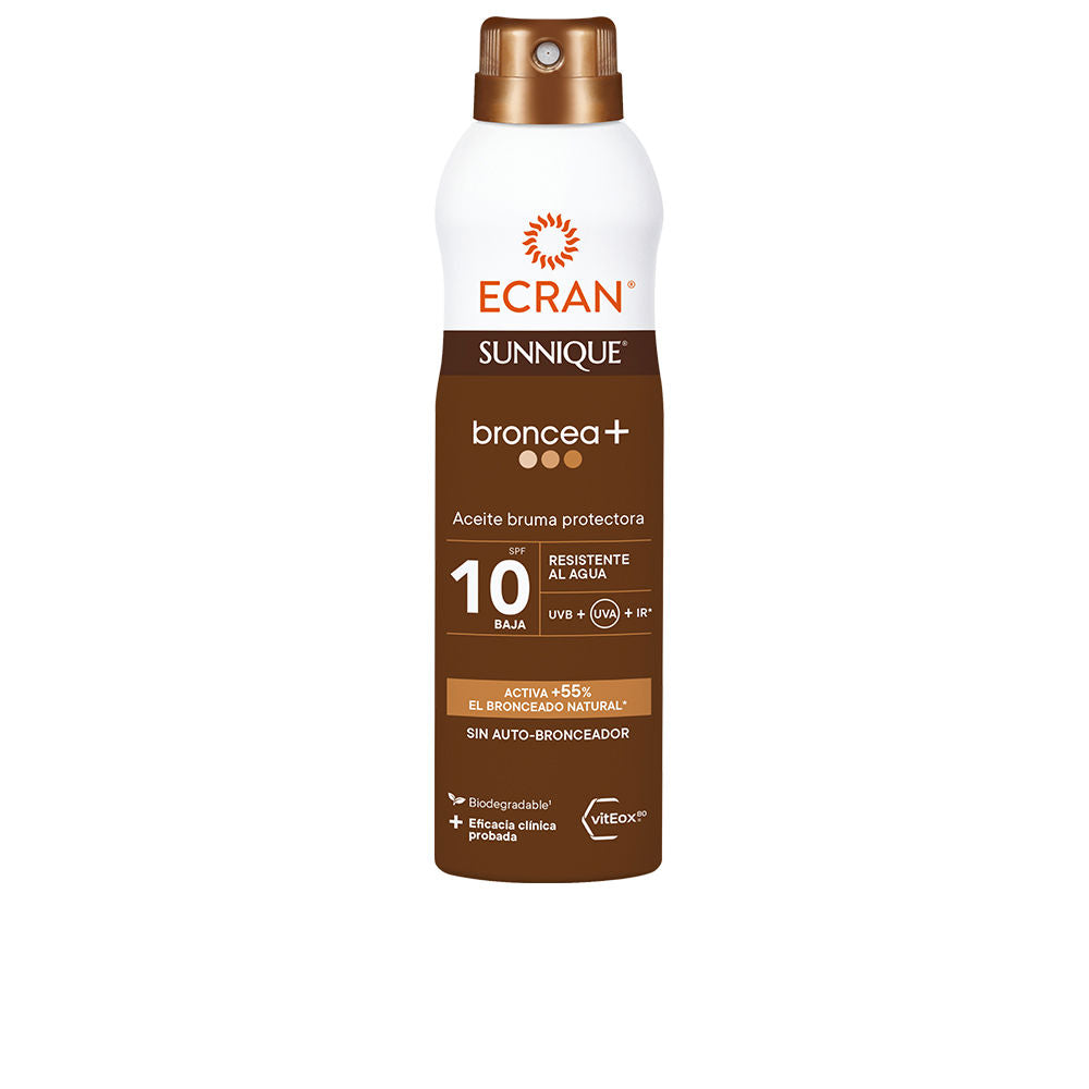 ECRAN SUNNIQUE BRONCEA+ mist oil SPF10 250 ml - Plureals