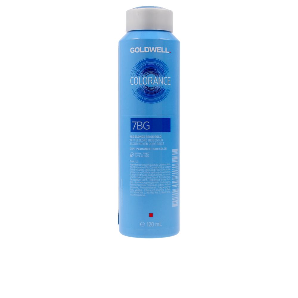 Coloration ton sur ton — 7BG (blond moyen beige doré)