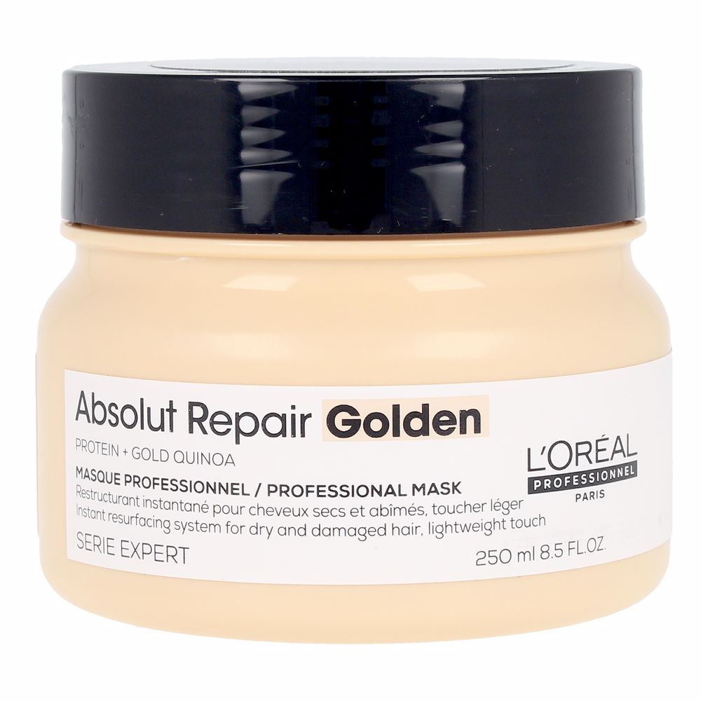 Masque réparateur (texture dorée)