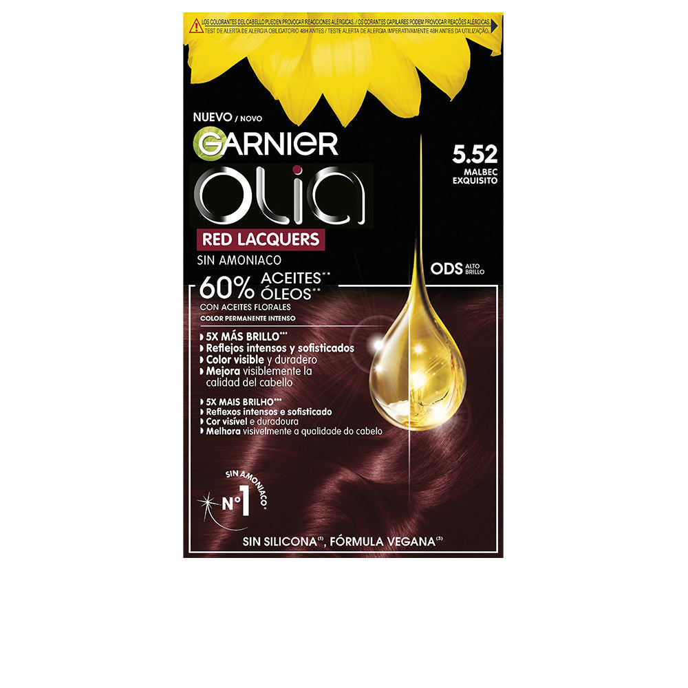 OLIA coloración permanente sin amoniaco #5.52-malbec exquisito 1 u - Plureals