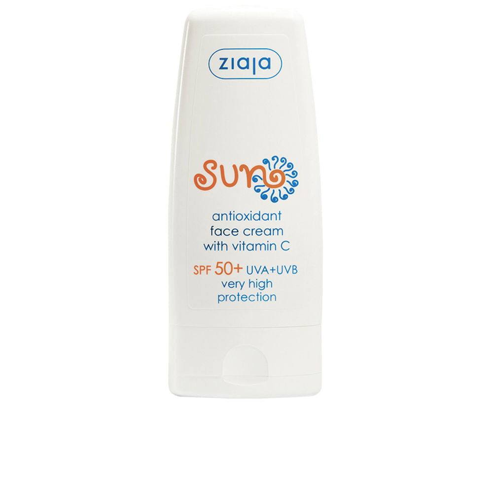SUN antioxidant face cream SPF50+ with vitamin C 50 ml - Plureals