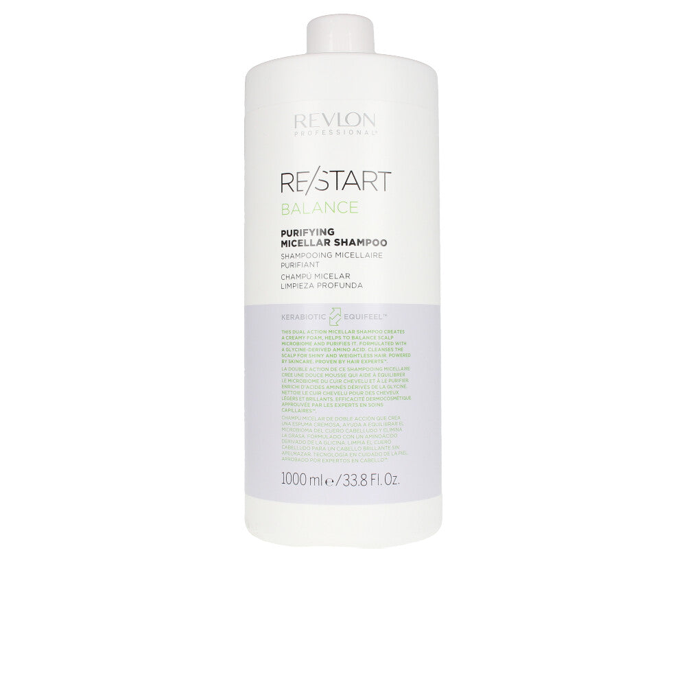 RE-START balance purifying shampoo 1000 ml - Plureals