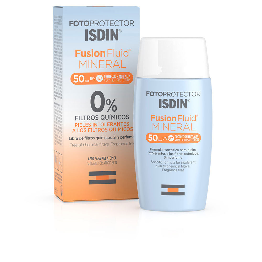 FUSION FLUID MINERAL PHOTOPROTECTOR 0% chemical filters SPF50+ 50 ml - Plureals